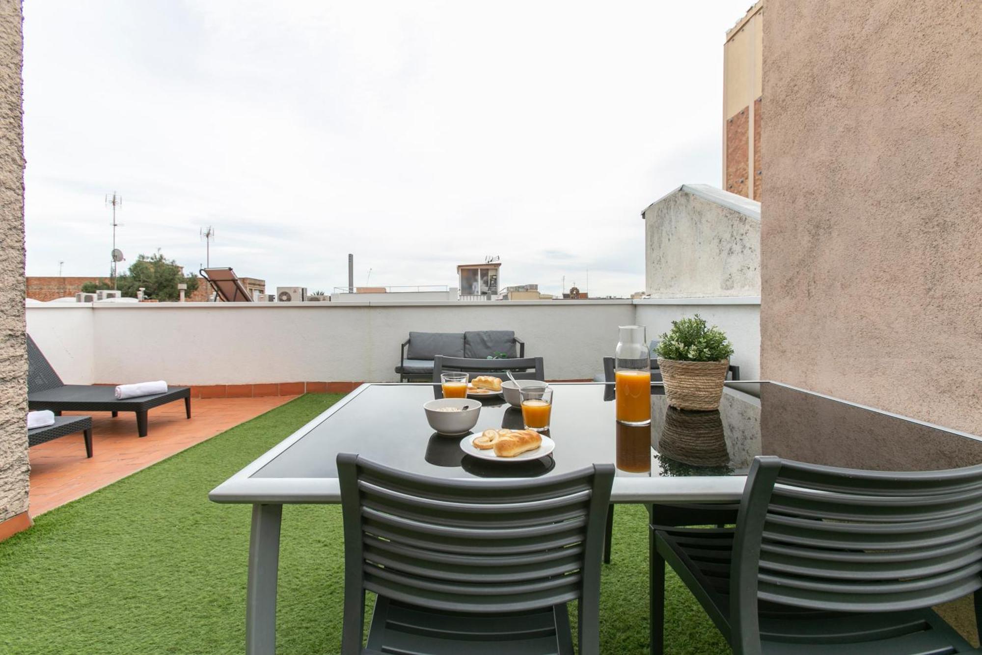 Chic And Modern Apartments In Gracia Barcelona Rom bilde
